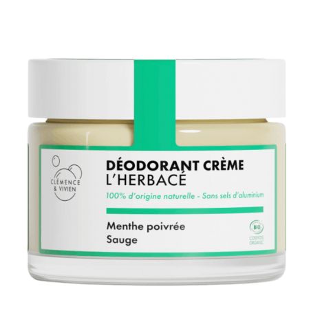 Déodorant l'Herbacé - menthe poivrée et sauge - Clémence & Vivien
