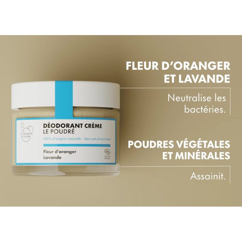 Déodorant Le Poudré - fleur d'oranger et lavande