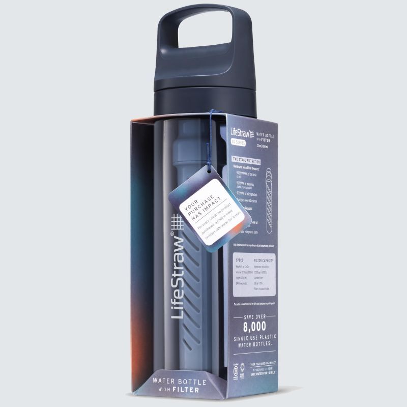 Gourde LifeStraw Go 650 ML - Bleue