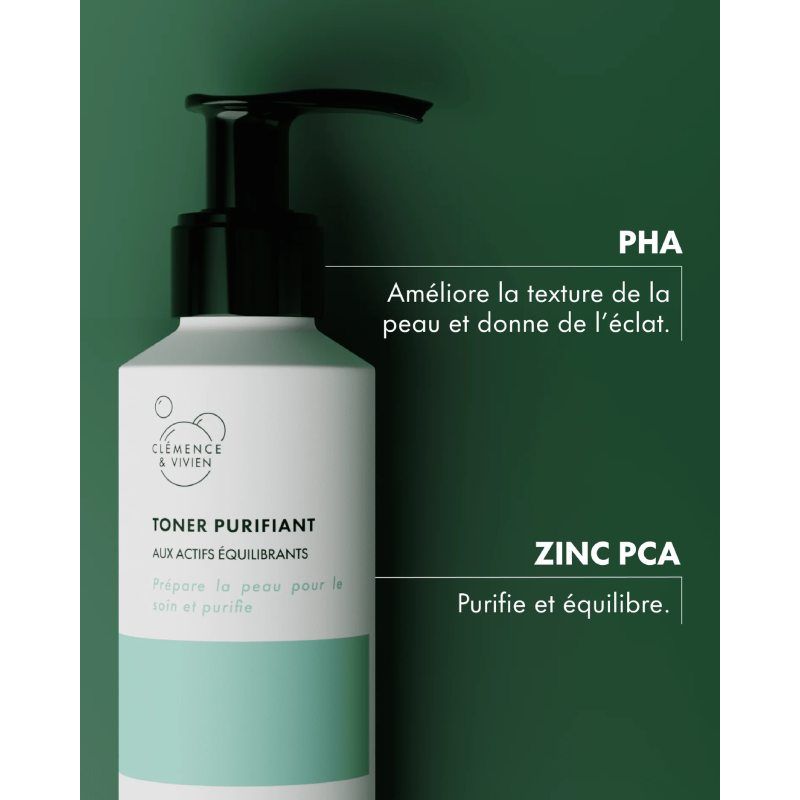 Toner purifiant Zinc PCA + PHA - 150ml