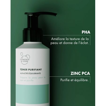 Toner purifiant Zinc PCA + PHA - 150ml