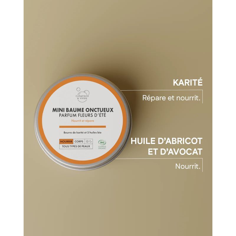 Mini Baume multiusages parfum Fleurs d'été - 50ml