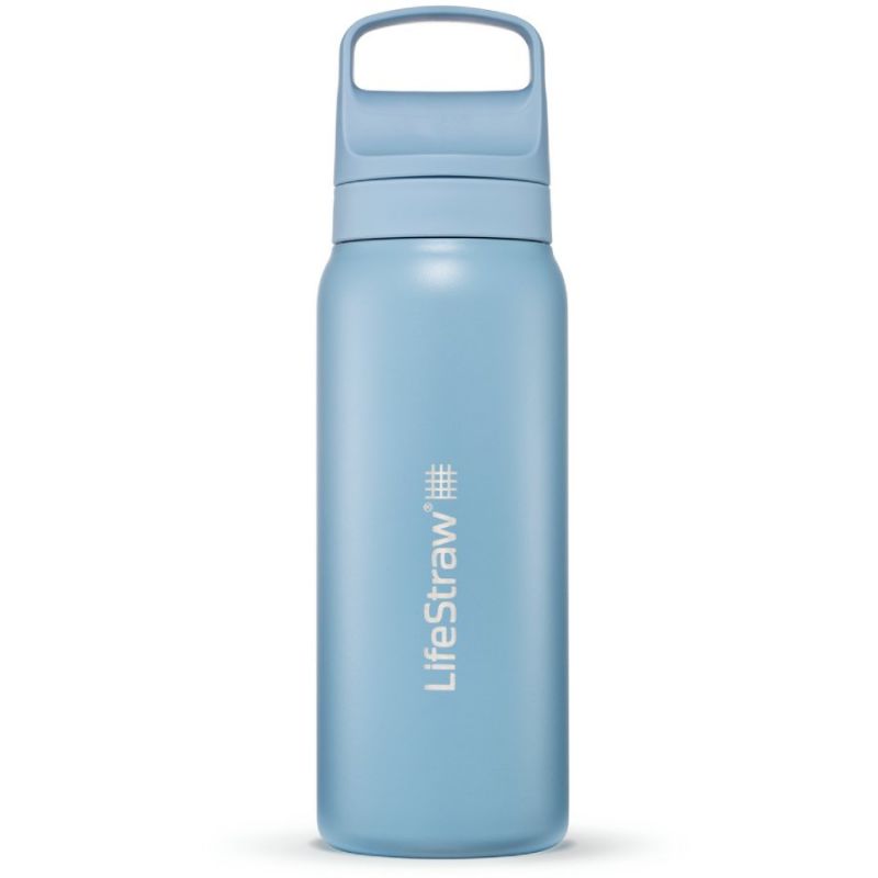 Gourde filtrante isotherme LifeStraw Go 500 ML en inox - Bleue