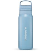 Gourde filtrante isotherme LifeStraw Go 500 ML en inox - Bleue