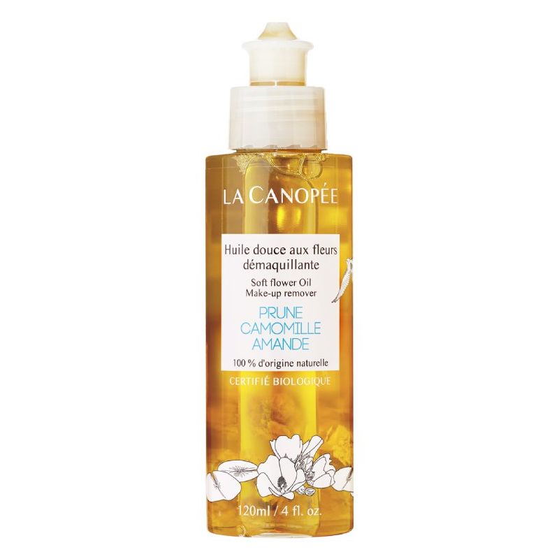 Huile douce démaquillante aux fleurs - 120 ml