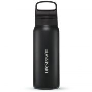 Gourde filtrante isotherme LifeStraw Go en inox - 700 ML - Noir