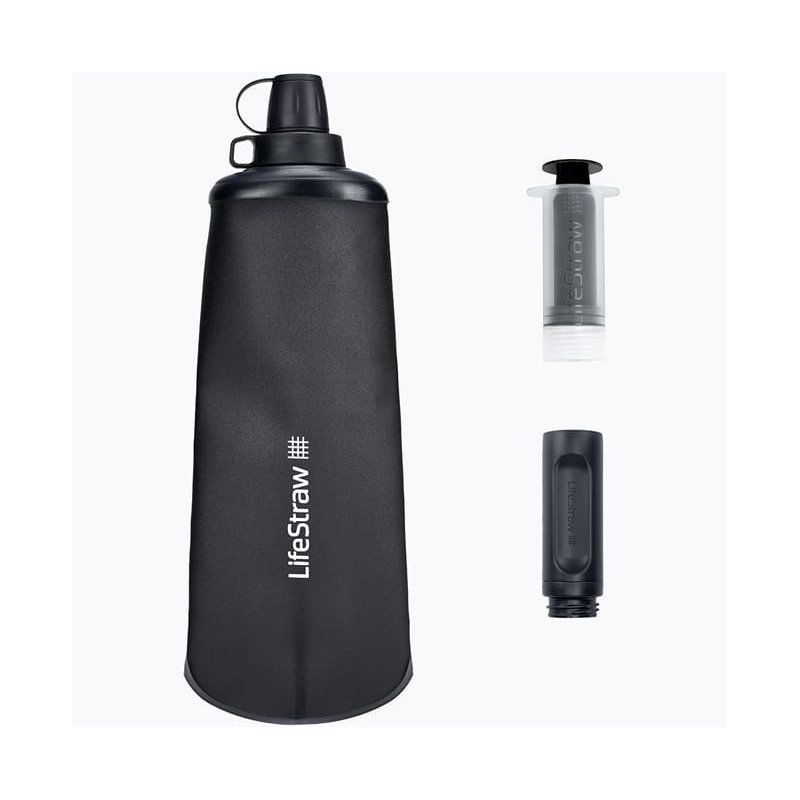 Gourde filtrante souple LifeStraw 1L - Noire