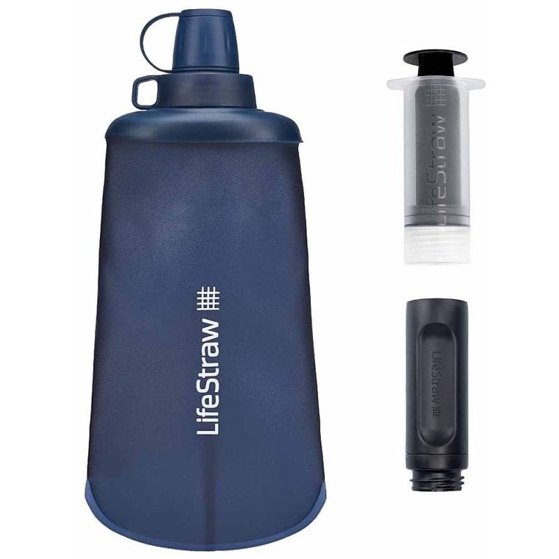 Gourde filtrante souple LifeStraw 650 ML - Bleu