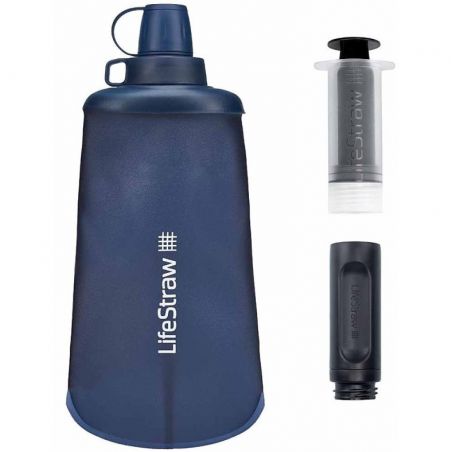 Gourde filtrante souple LifeStraw 650 ML - Bleu - Lifestraw