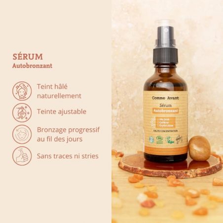 Sérum autobronzant visage & corps Bio - 50ml