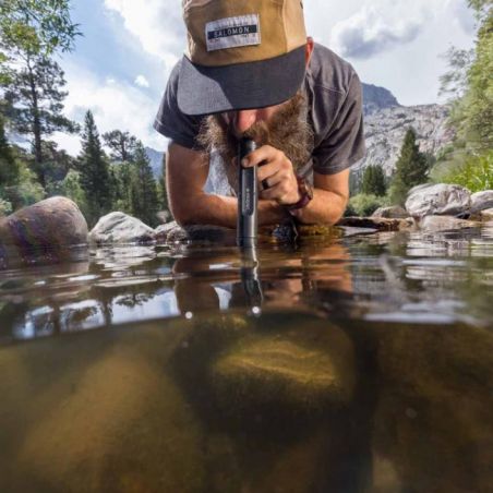 Paille filtrante LifeStraw Peak Series pour eau de source naturelle
