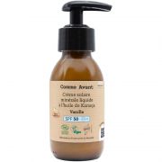 Crème solaire liquide minérale SPF50 Vanille - Flacon spray 90ml - Comme Avant