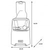 Dimensions de l'extracteur de jus Kuvings EVO820
