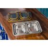 Set de 7 Boîtes Alimentaires en Inox 260ml, 820ml & 1200ml