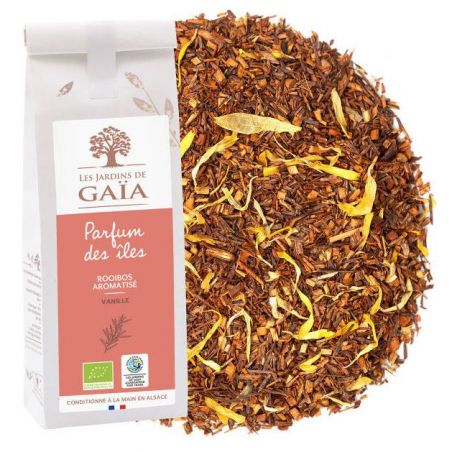 Rooibos BIO Vanille - Parfum des Îles - Vrac 100g - Les jardins de Gaïa
