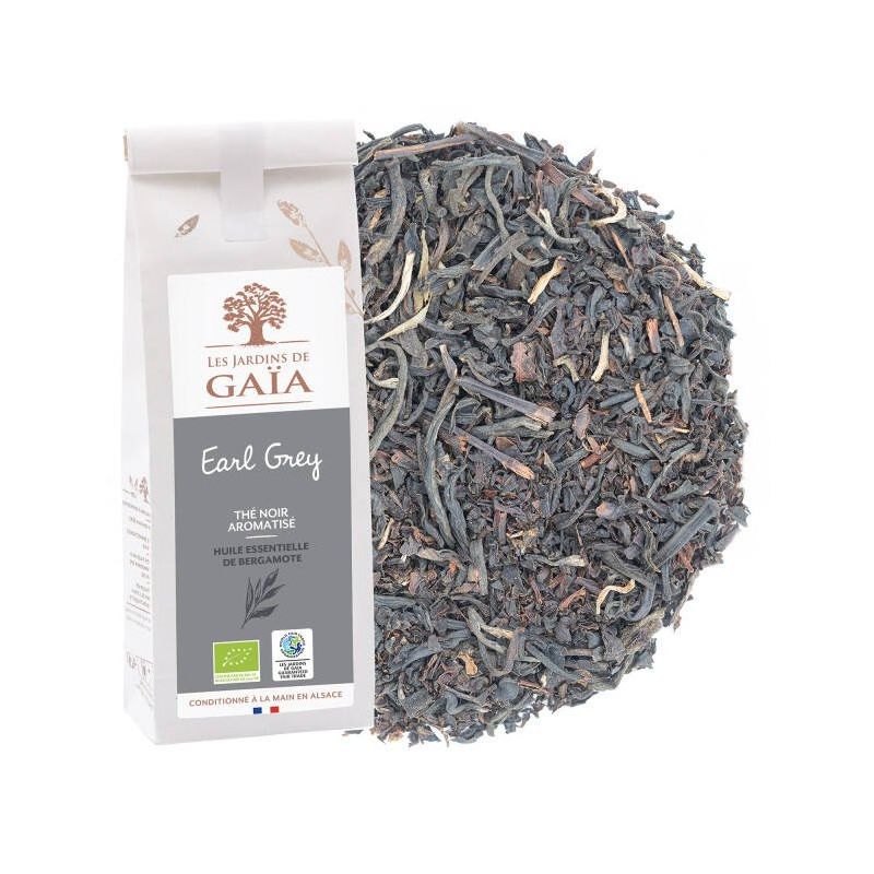 Thé noir BIO Earl Grey - Bergamote - 100 gr