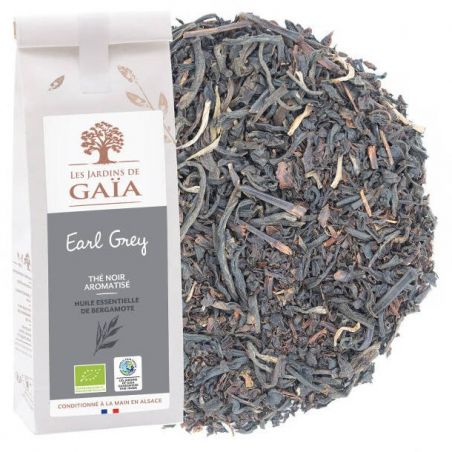 Thé noir BIO Earl Grey - Bergamote - 100 gr - Les jardins de Gaïa