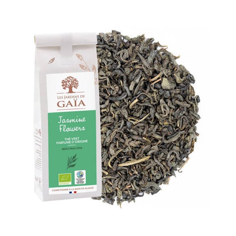 Thé vert BIO Jasmin - Jasmine Flowers - 100 gr