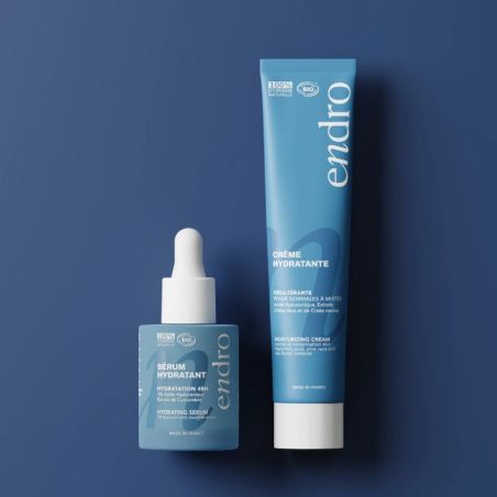 Duo Hydratation intense - Sérum Hydratant & Crème visage Hydratante - Endro Cosmétiques