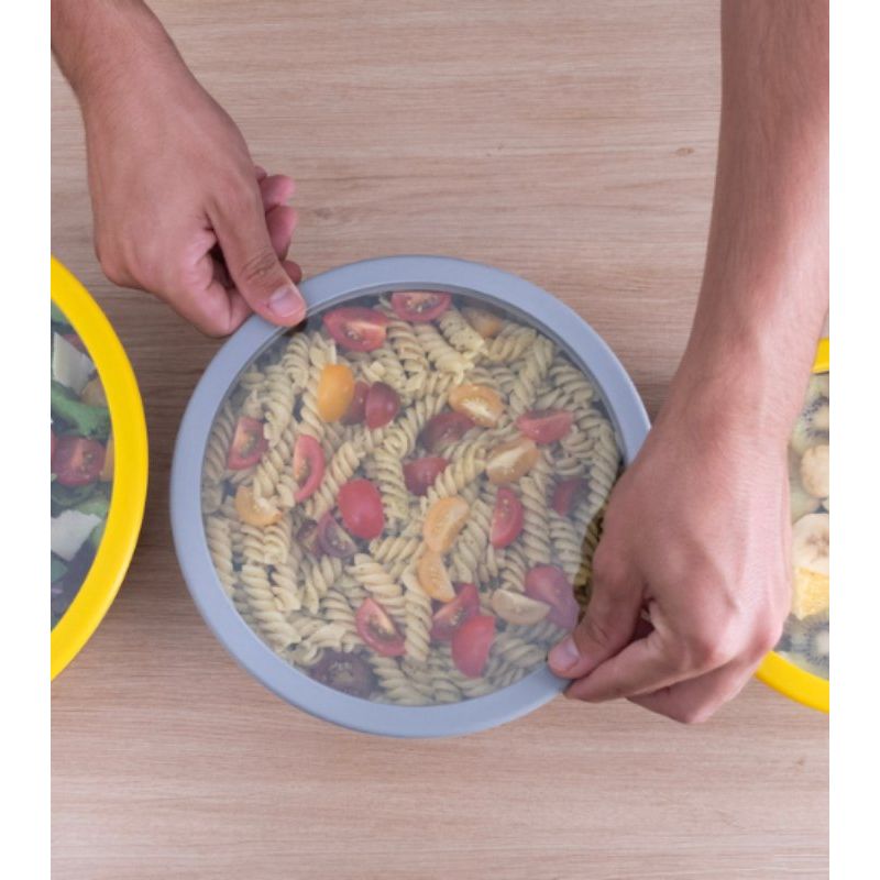 Set de 3 bols alimentaires inox + 3 rapes intégrées - PIKA