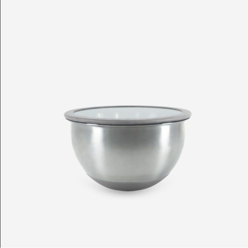 Set de 3 bols alimentaires inox + 3 rapes intégrées - PIKA