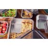 Set Batch Cooking - 5 Boîtes Alimentaires en Inox 650ml, 1300ml & 5000ml