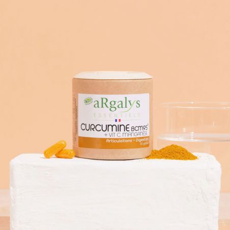Curcuma BCM95® + Manganèse et Vitamine C - Cure 2 mois