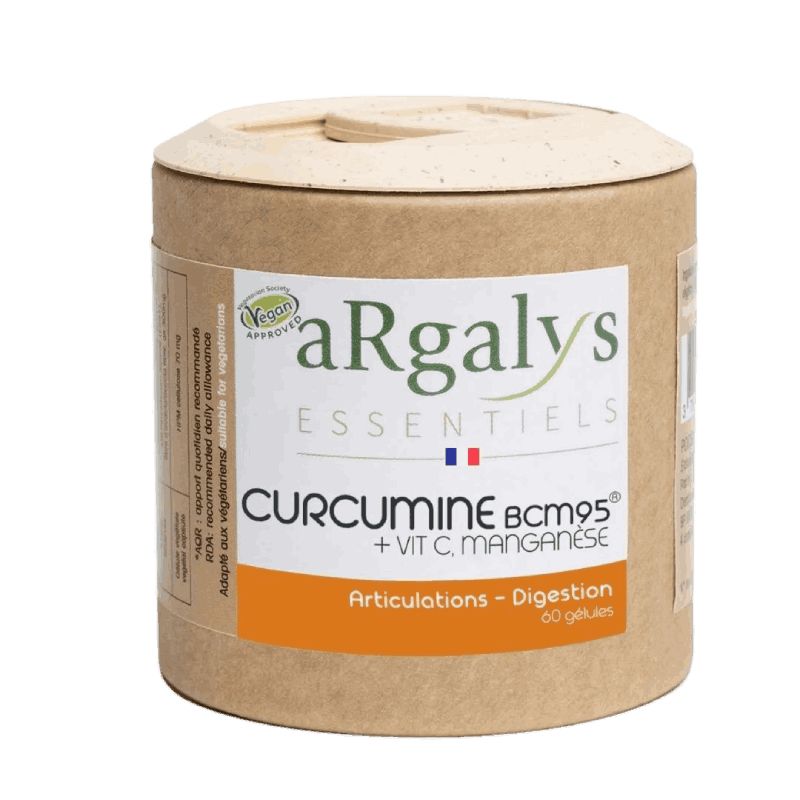 Curcuma BCM95® + Manganèse et Vitamine C - Cure 2 mois