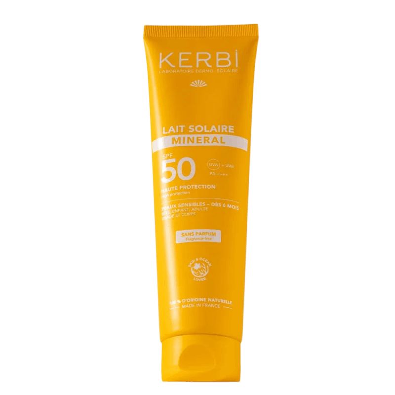 Lait solaire minéral SPF 50 – Sans parfum - 150g