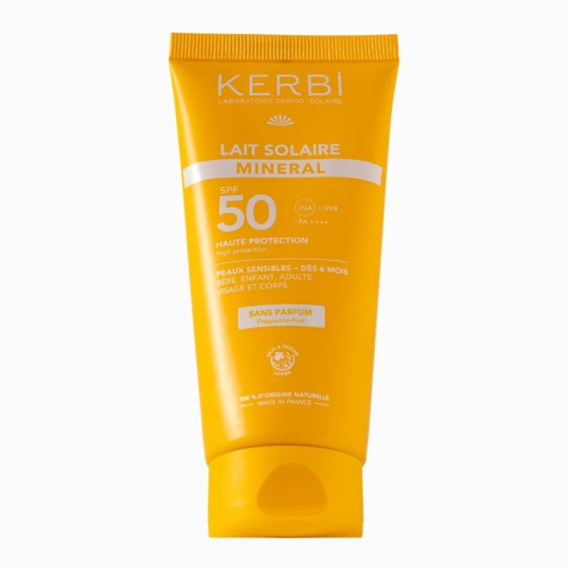 Lait solaire minéral SPF 50 – Sans parfum - 50g
