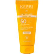 Lait solaire minéral KERBI SPF 50 - Sans parfum - 50g