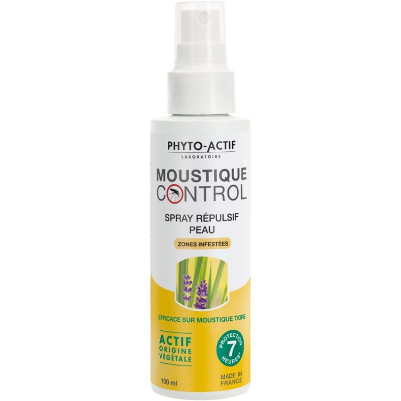 Spray Répulsif Peau Moustique Control - Zones infestées - Phyto-Actif Laboratoire