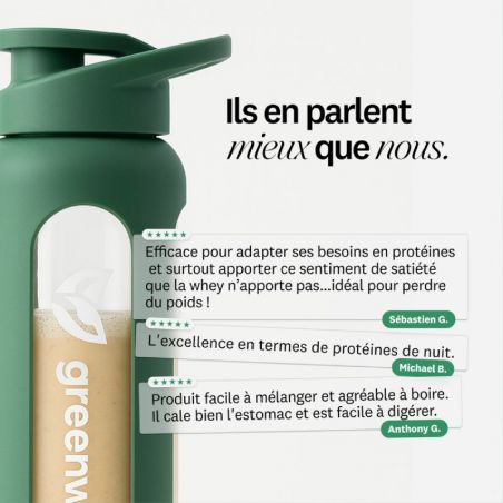 Isolat de Caséine BIO Micellaire - Avis - Greenwhey