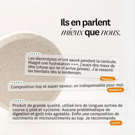 Électrolytes Greenwhey - avis clients