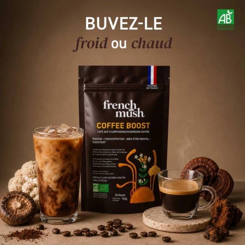 Coffee Boost - Café au Champignons - 20 doses