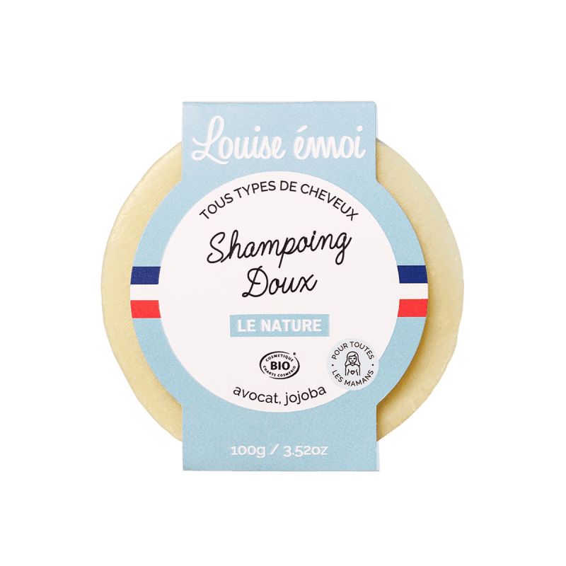 Shampoing solide bio Le Nature sans huile essentielle - Tous cheveux