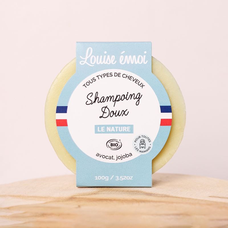 Shampoing solide bio Le Nature sans huile essentielle - Tous cheveux