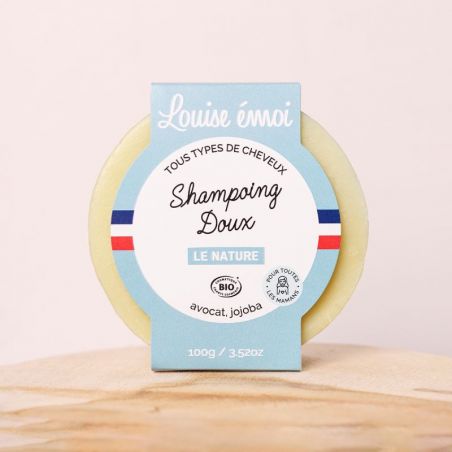 Shampoing solide bio Le Nature sans huile essentielle - Tous cheveux
