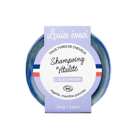 Shampoing solide bio L'Alexandrin - Tous cheveux - Louise Émoi