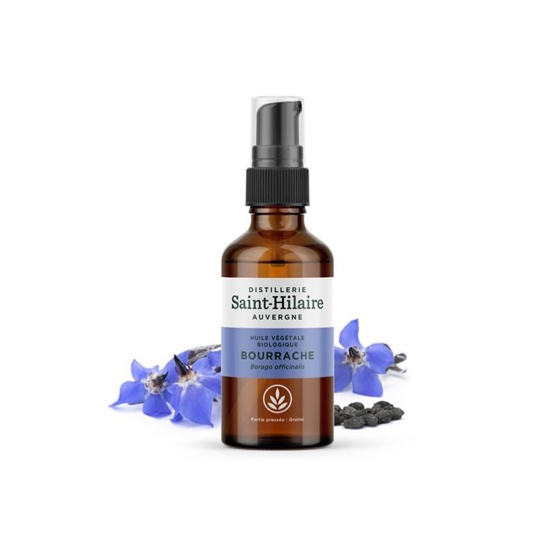 Huile végétale Bourrache Bio - Saint Hilaire - 50 ml