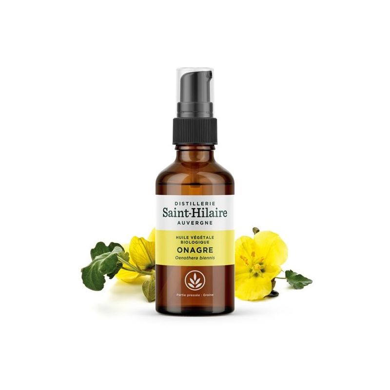 Huile végétale Onagre Bio - Saint Hilaire - 50 ml
