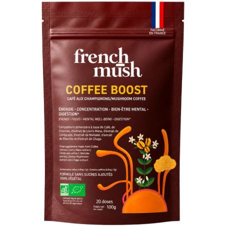 Coffee Boost FRENCH MUSH - Café au Champignons - 20 doses - French Mush