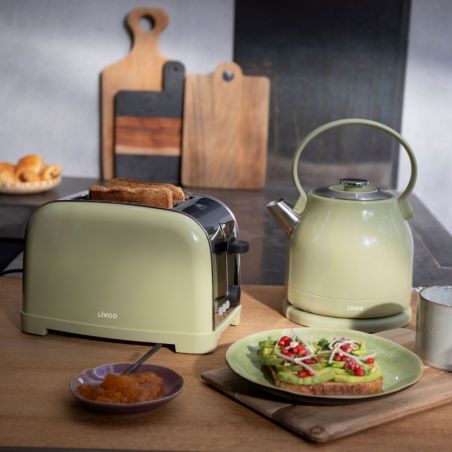 Bouilloire rétro 1,5L Matcha - 2200W