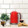 Bouilloire rétro 1,7L Rouge - 2200W