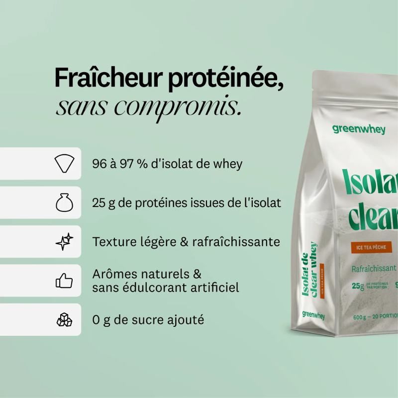 Isolat de Clear Whey - Citronnade - 600 gr