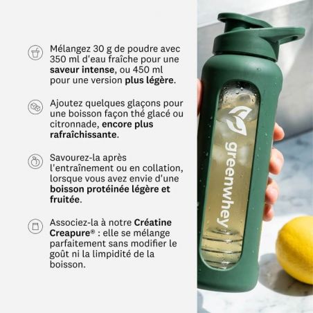 Isolat de Clear Whey - Ice Tea Pêche - 600 gr