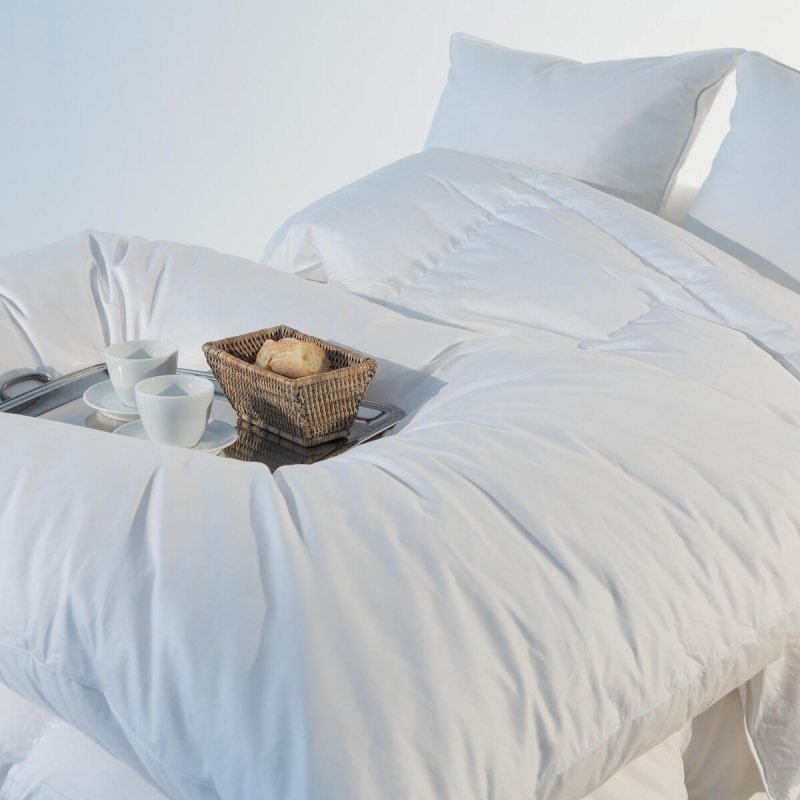 Édredon gonflant blanc 140 x 160 cm Manufacture Castex