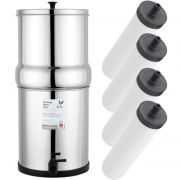Filtre à gravité British Berkefeld 8,5L avec 4 cartouches Ultra Sterasyl (BB4)
