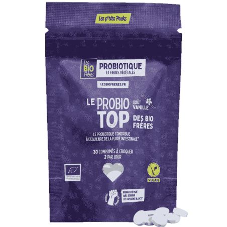 Probiotop BIO - Probiotique et fibres végétales - Cure 15 jours - Les Bio Frères