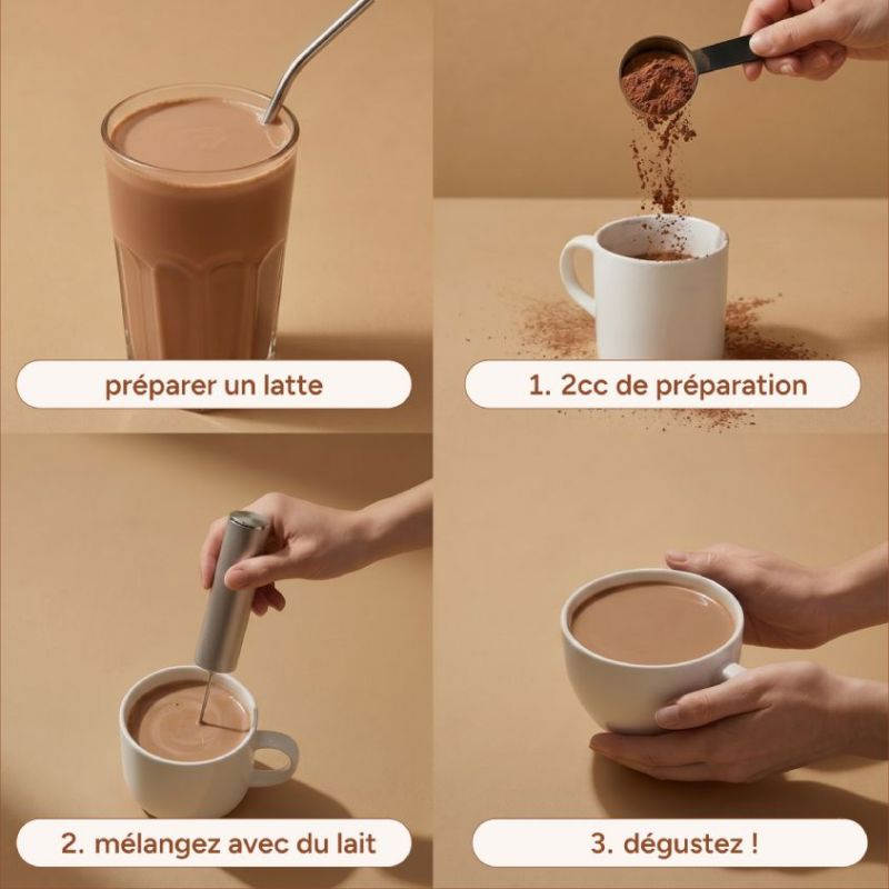 Macaccino nuMorning : préparation